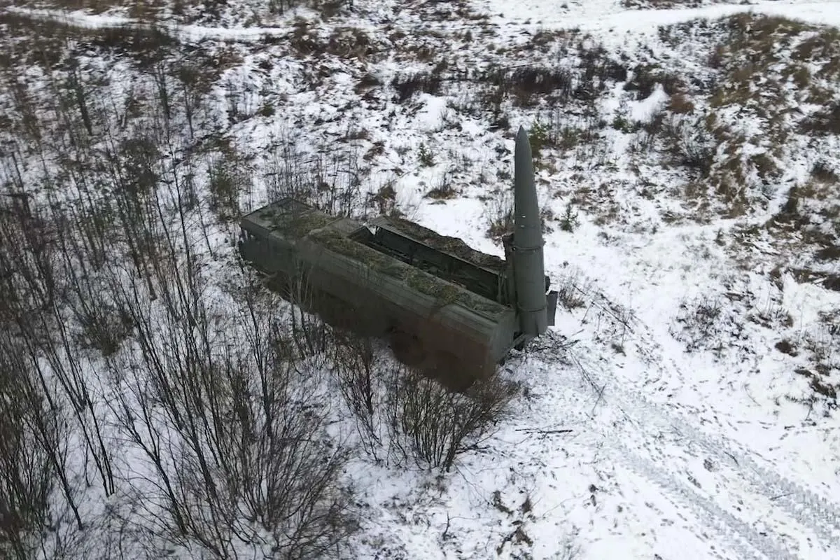 Российский оперативно-тактический ракетный комплекс «Искандер-М» может нести ракету с ядерной боевой частью. MOD Russia
