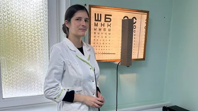 Врач за работой