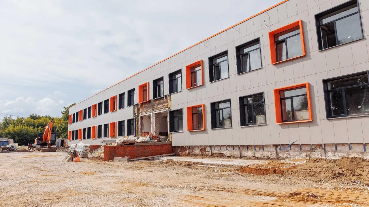 Корпус школы №10 в д. Кабаново