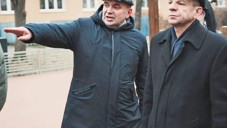 Сергей Джеглав (слева). Фото: администрация городского округа Лосино-Петровский