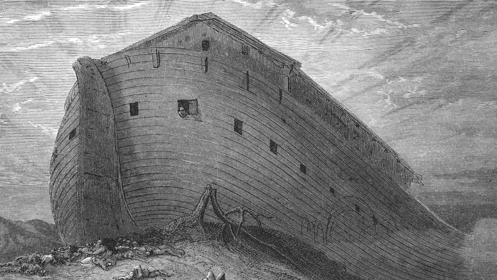 Ноев ковчег на гравюре Гюстава Доре, 1866 год