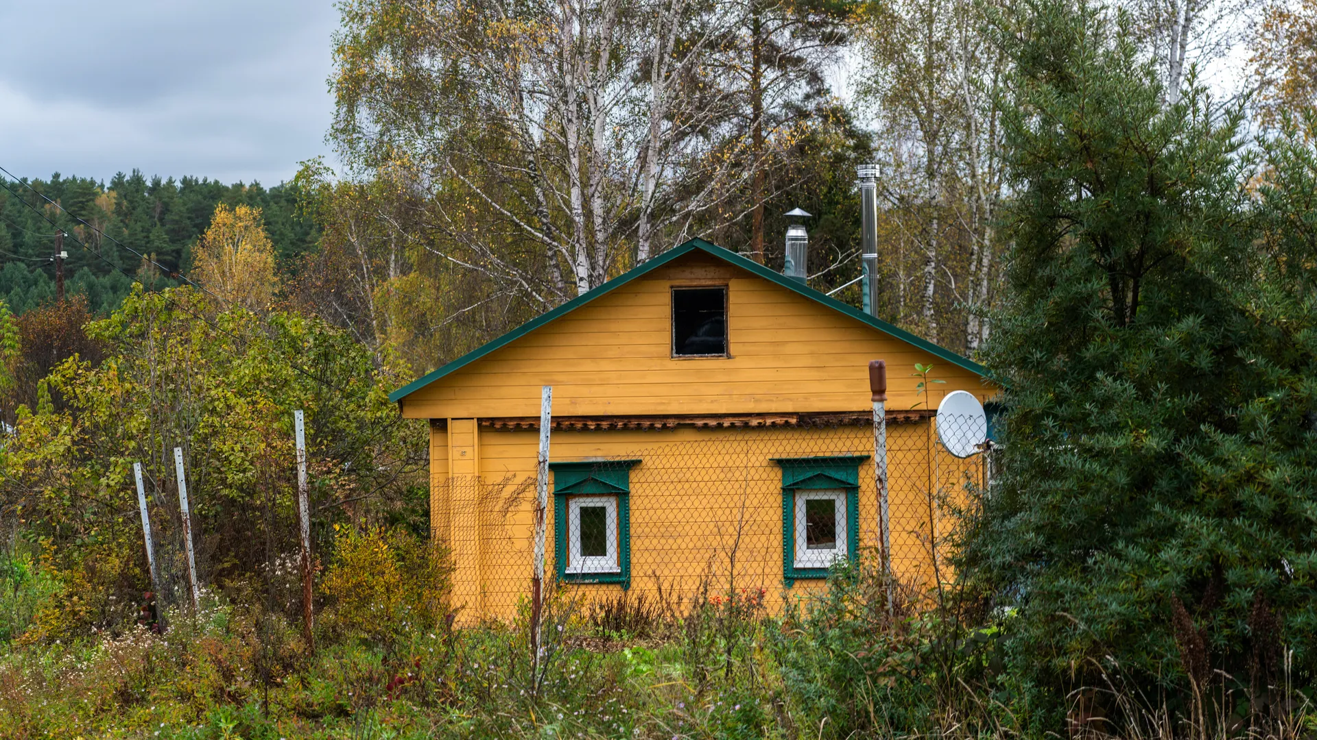 Дача в Подмосковье осенью. Дачная амнистия