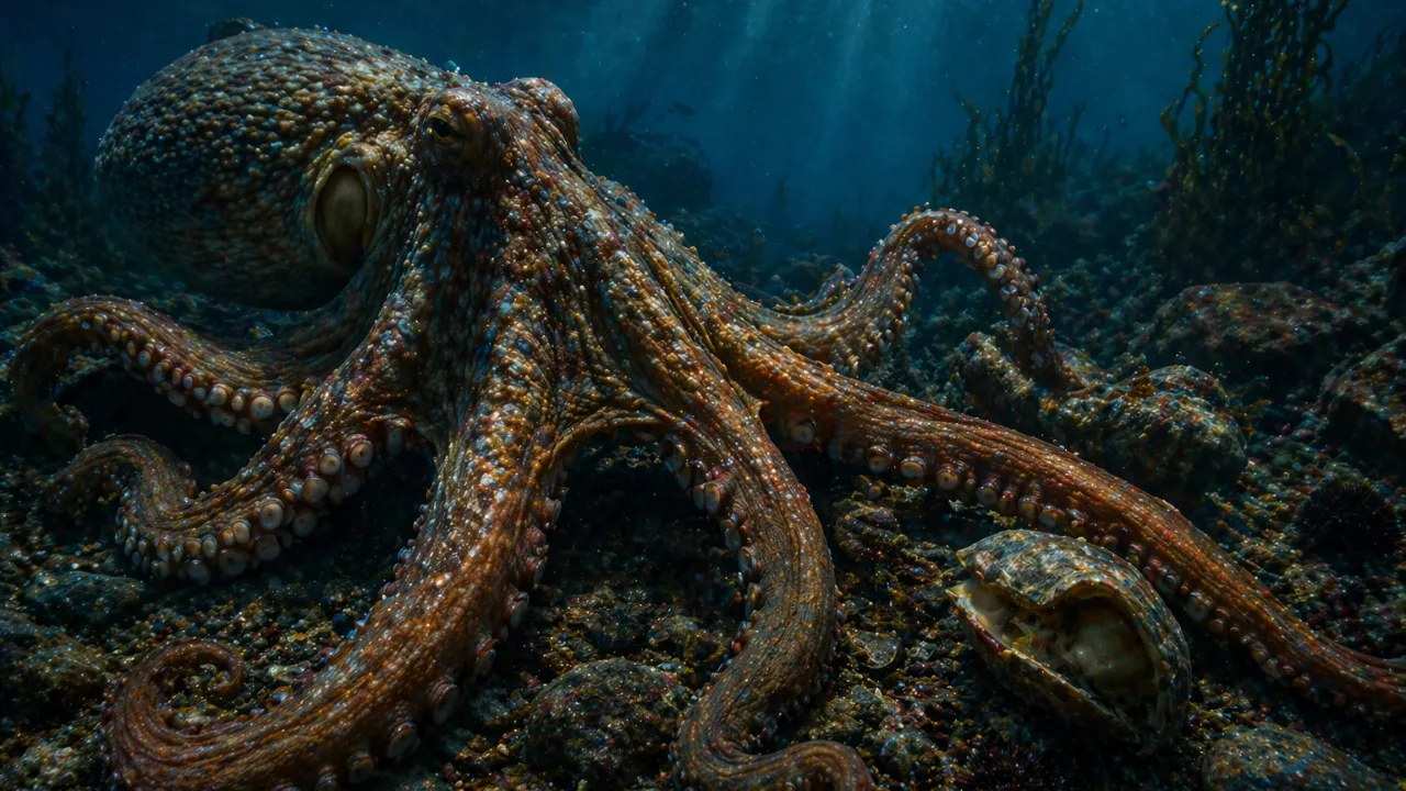 Кракен — не миф? Как доисторические гигантские осьминоги охотились на морских хищников
