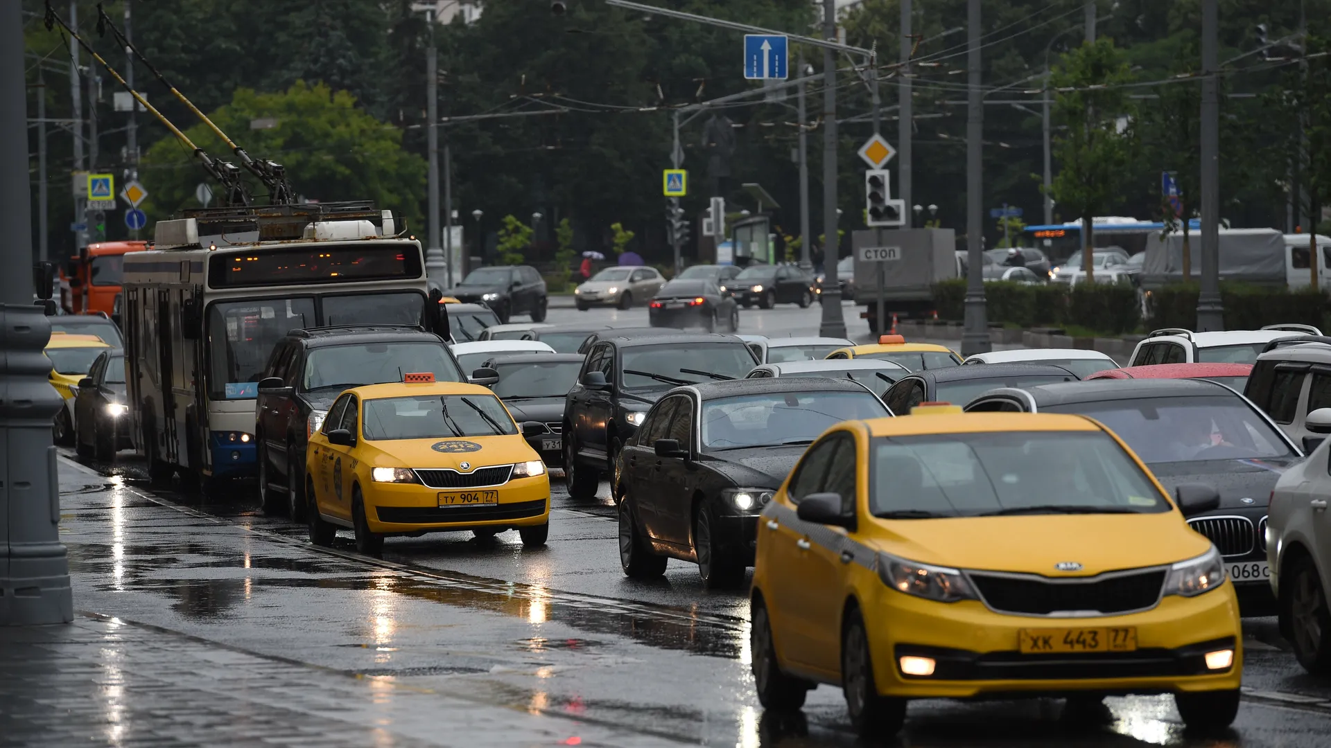 Пробки в Москве