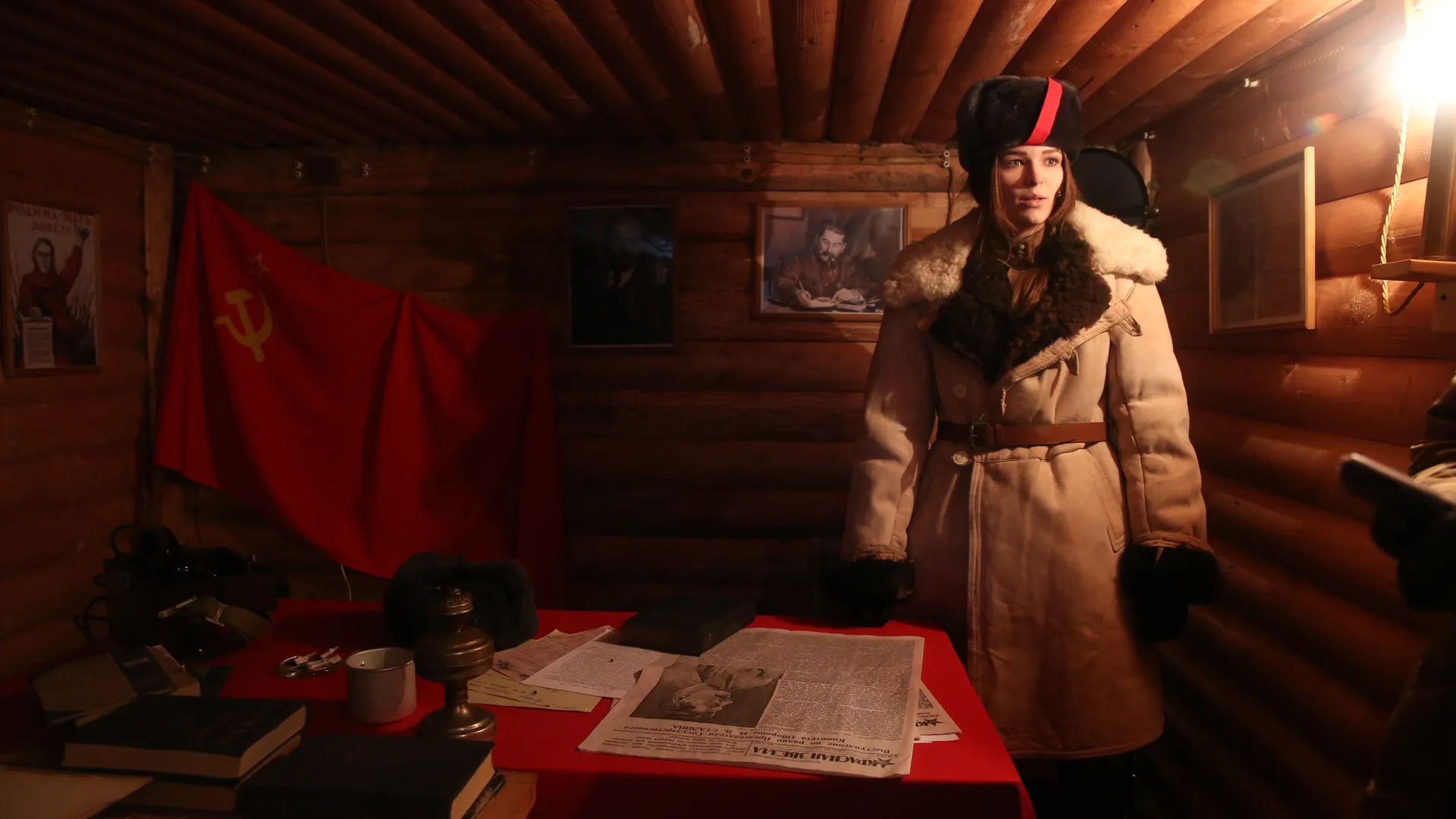 Партизанская деревня в парке «Патриот»