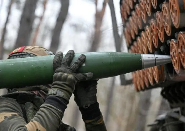 Боевая работа российских военнослужащих артиллерийского расчета РСЗО на Курском направлении. Станислав Красильников