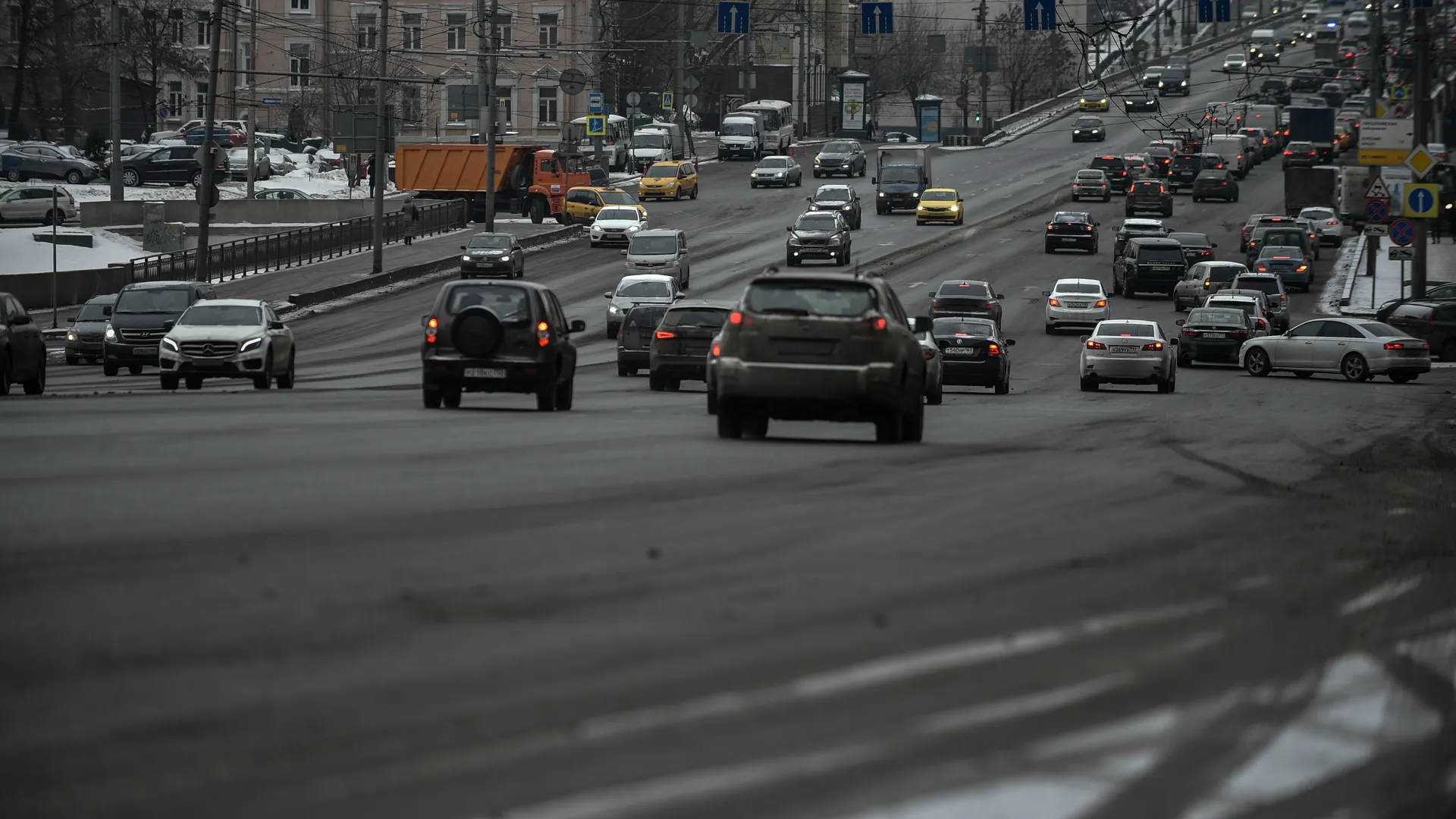Дорожная ситуация в Москве