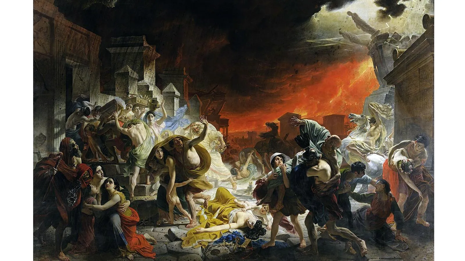 Картина Карла Брюллова «Последний день Помпеи», 1833 год