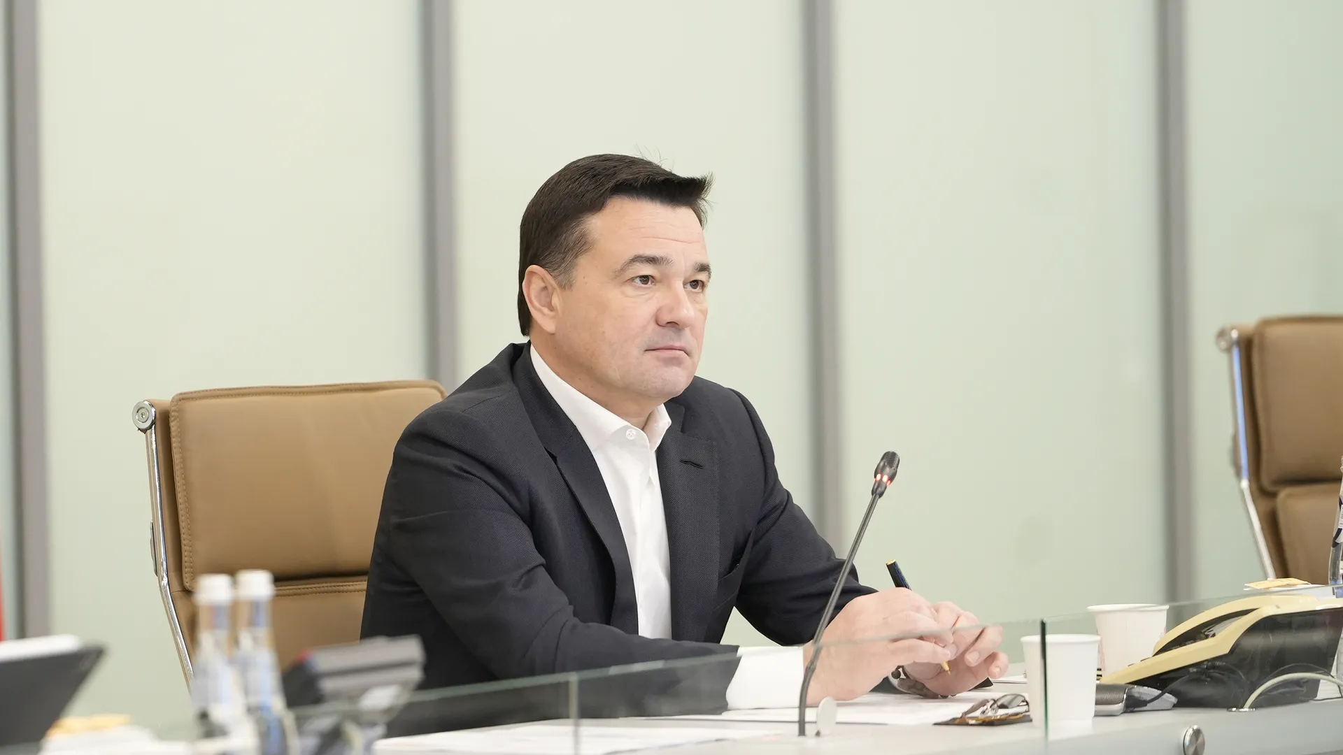 Совещание губернатора Московской области с областным правительством и главами муниципалитетов