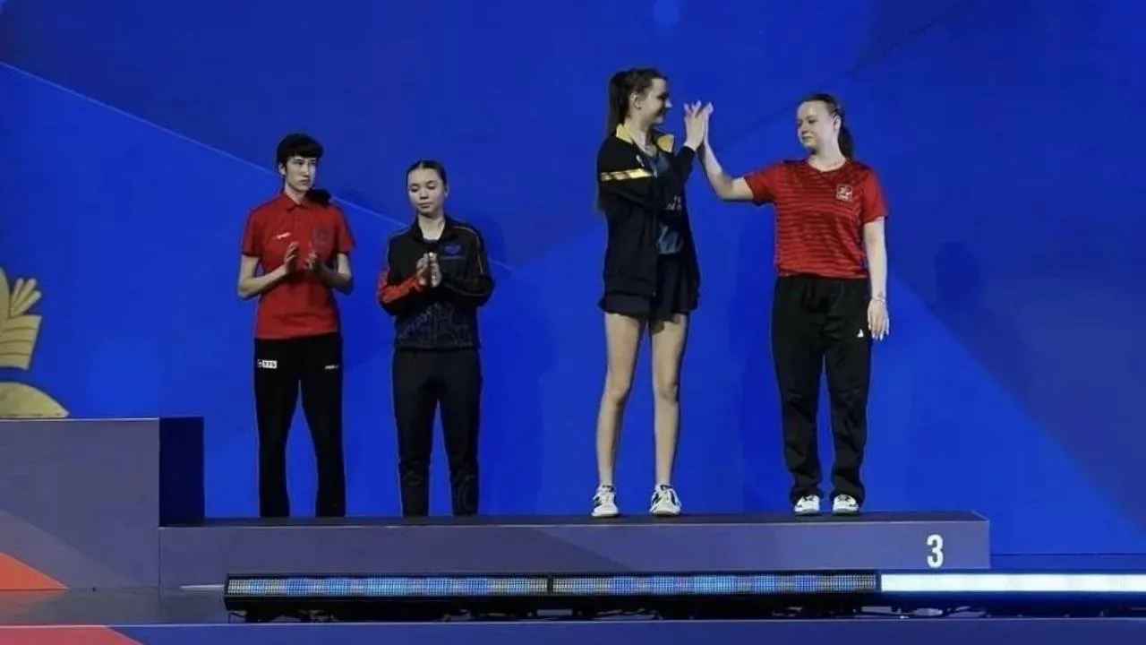 Бронзовую медаль завоевала подмосковная спортсменка на чемпионате России по настольному теннису