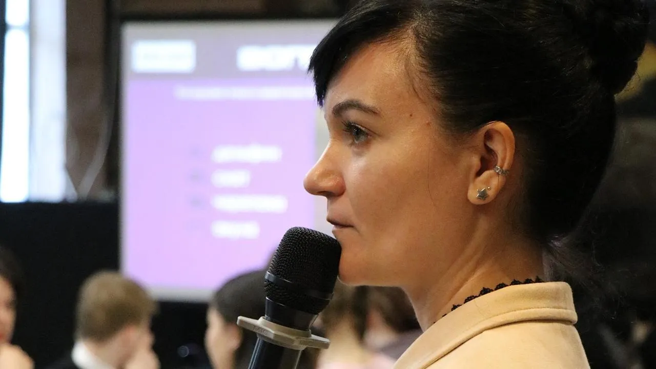 Ведущая игры Алина Горбачева