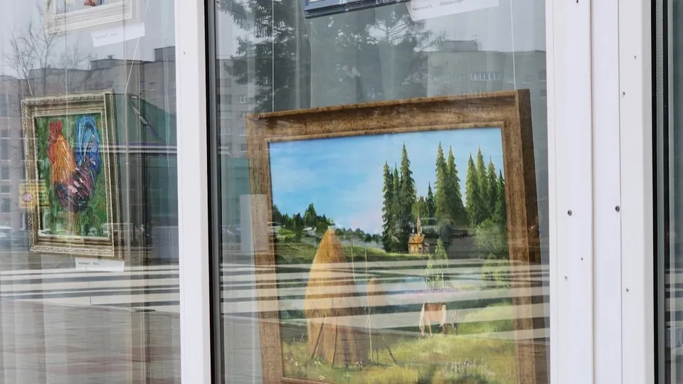 Пейзажи, созданные художницами из наукограда. Фото: Иван Петрушин&nbsp;