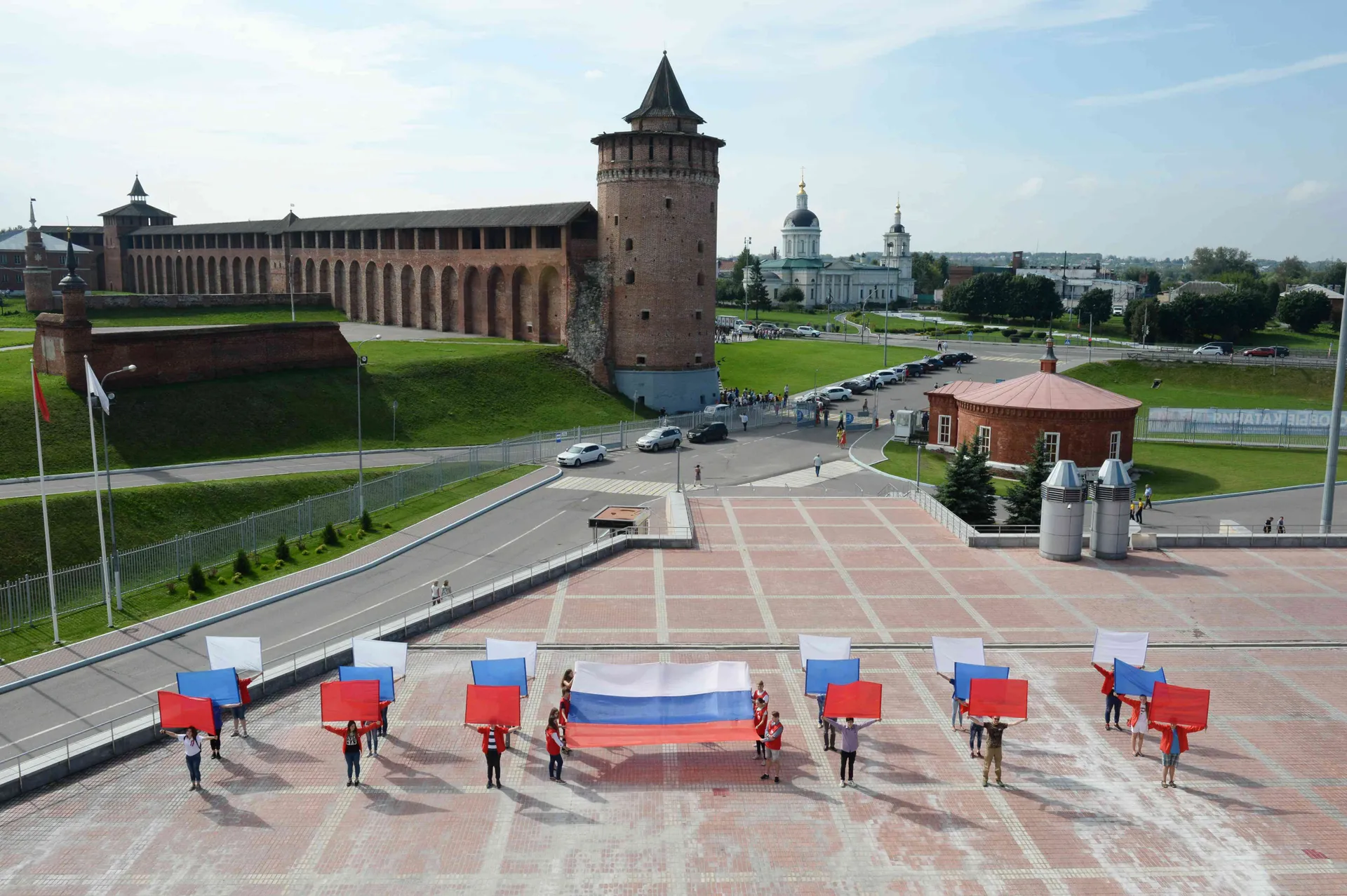 День российского флага в Коломне