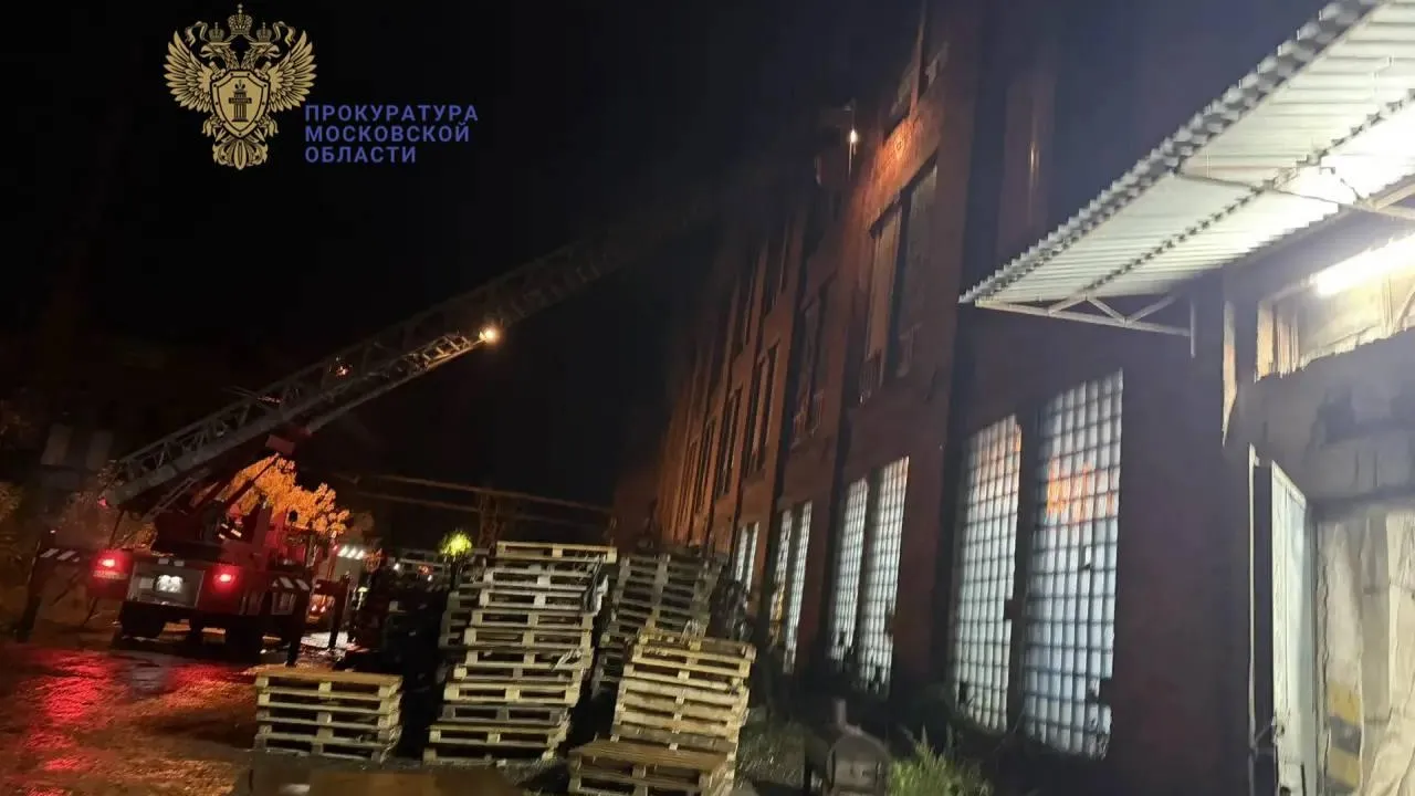 В Талдоме взяли на контроль установление причин пожара на складе