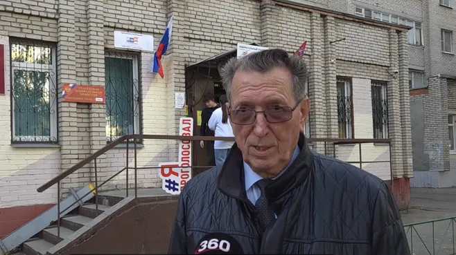 Почетный гражданин Коломны Вячеслав Юрченко проголосовал на выборах