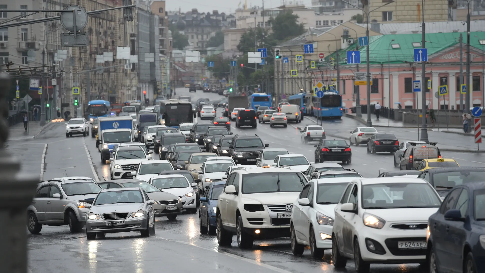 Пробки в Москве