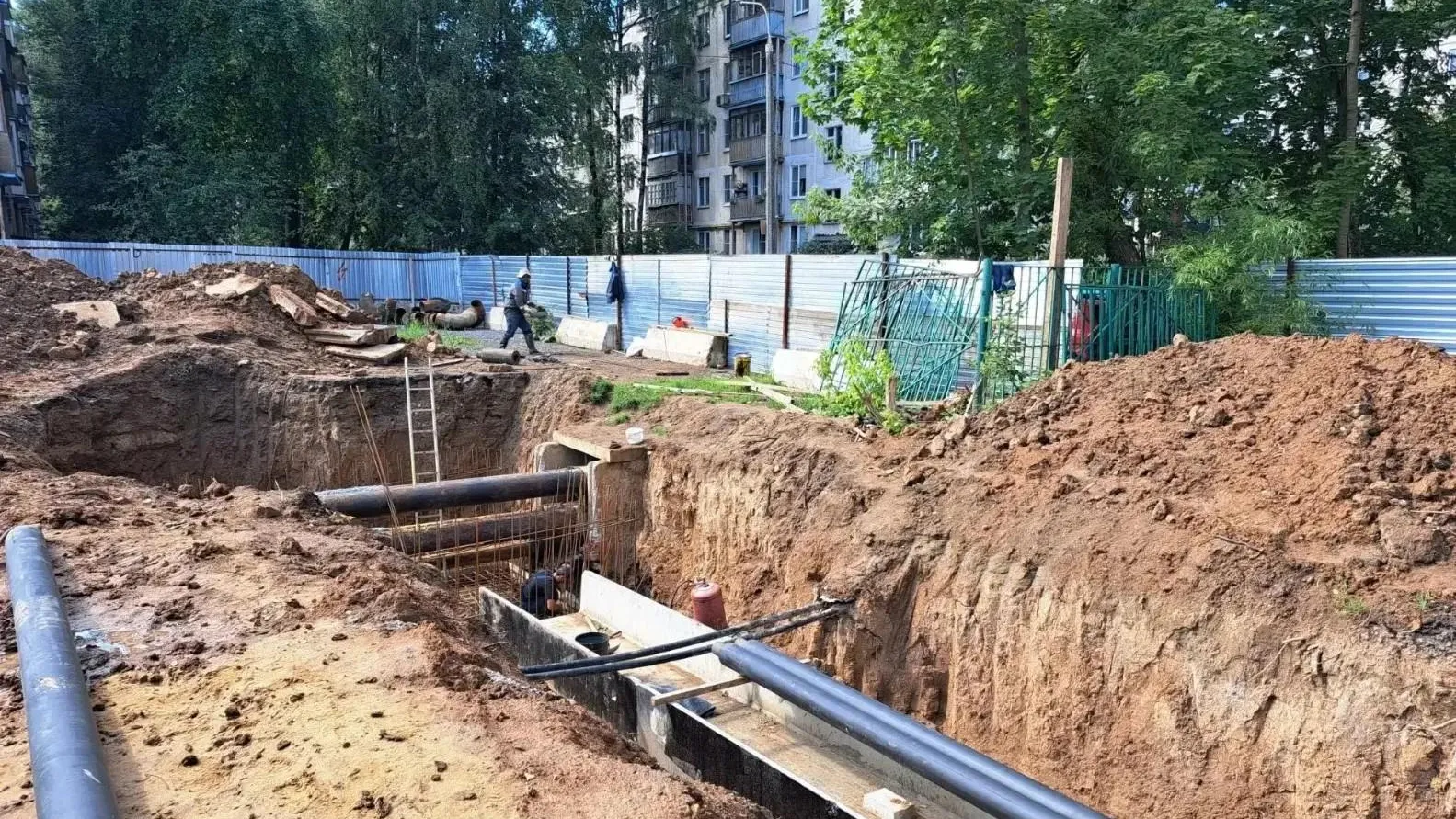 В Долгопрудном стартовали монолитные работы по строительству нового корпуса школы