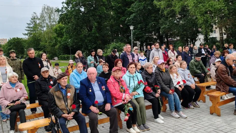 Жители Черноголовки почтили память воинов, отстоявших Родину в Великой Отечественной войне. Фото: пресс-служба администрации г.о. Черноголовка
