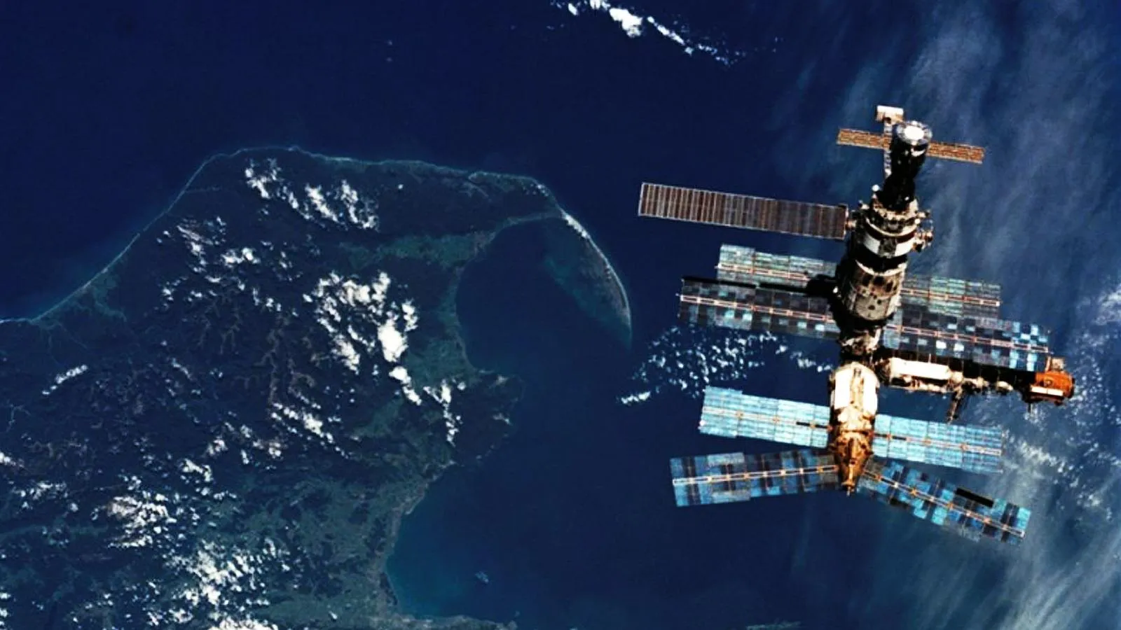 вид на Землю из космоса. NASA
