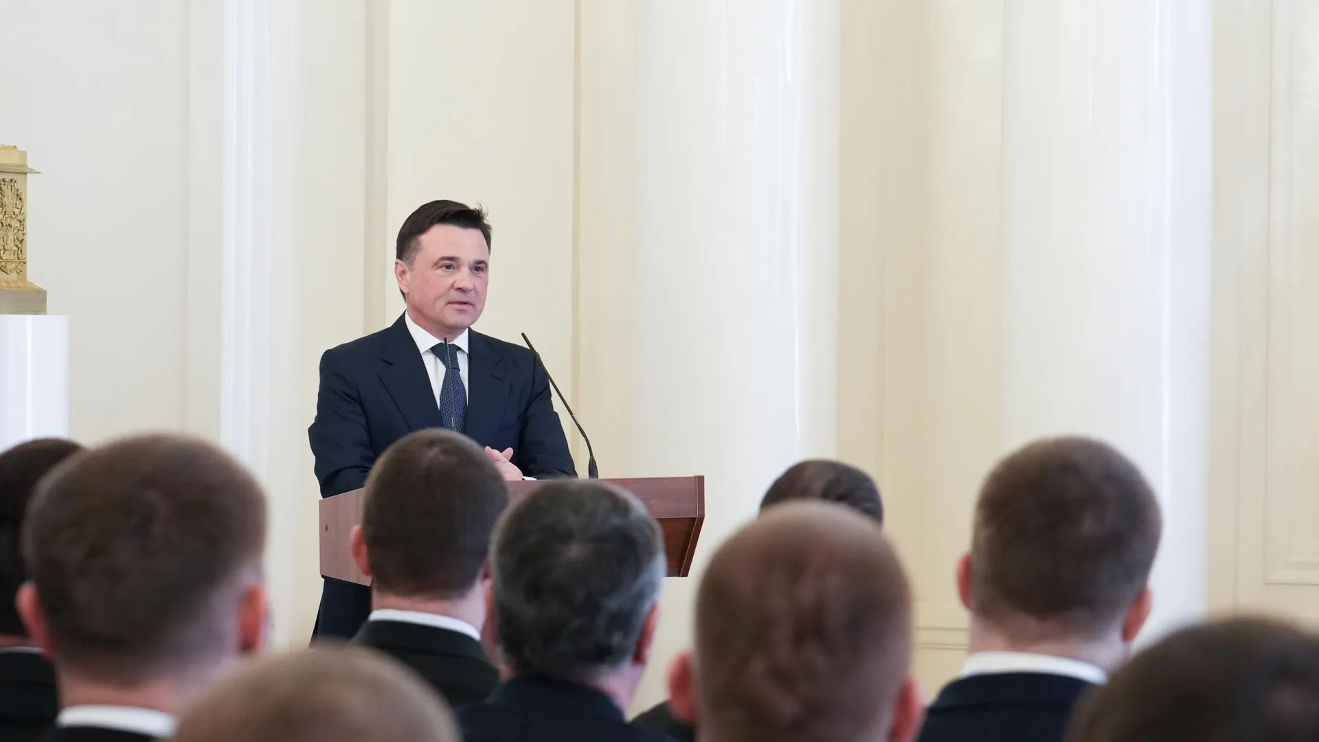 Губернатор Подмосковья принял участие в церемонии вручения дипломов ветеранам СВО, которое прошло в МИДе