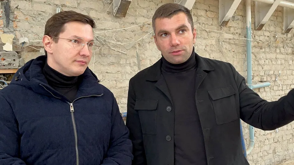 Депутат Марк Черемисов и руководитель Артем Захаров. Фото: пресс-служба Мособлдумы