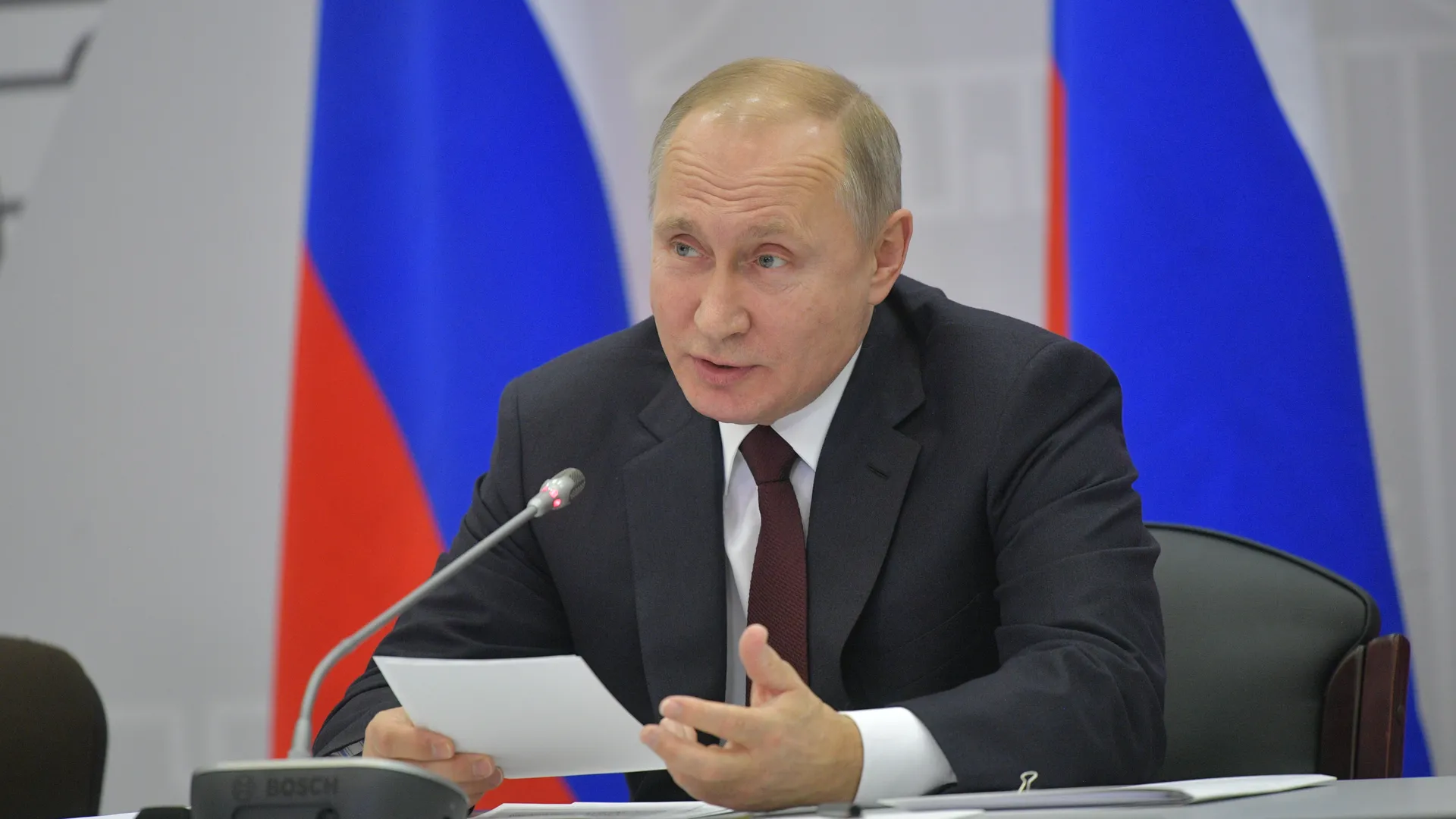 Рабочий визит Владимира Путина в Коломну