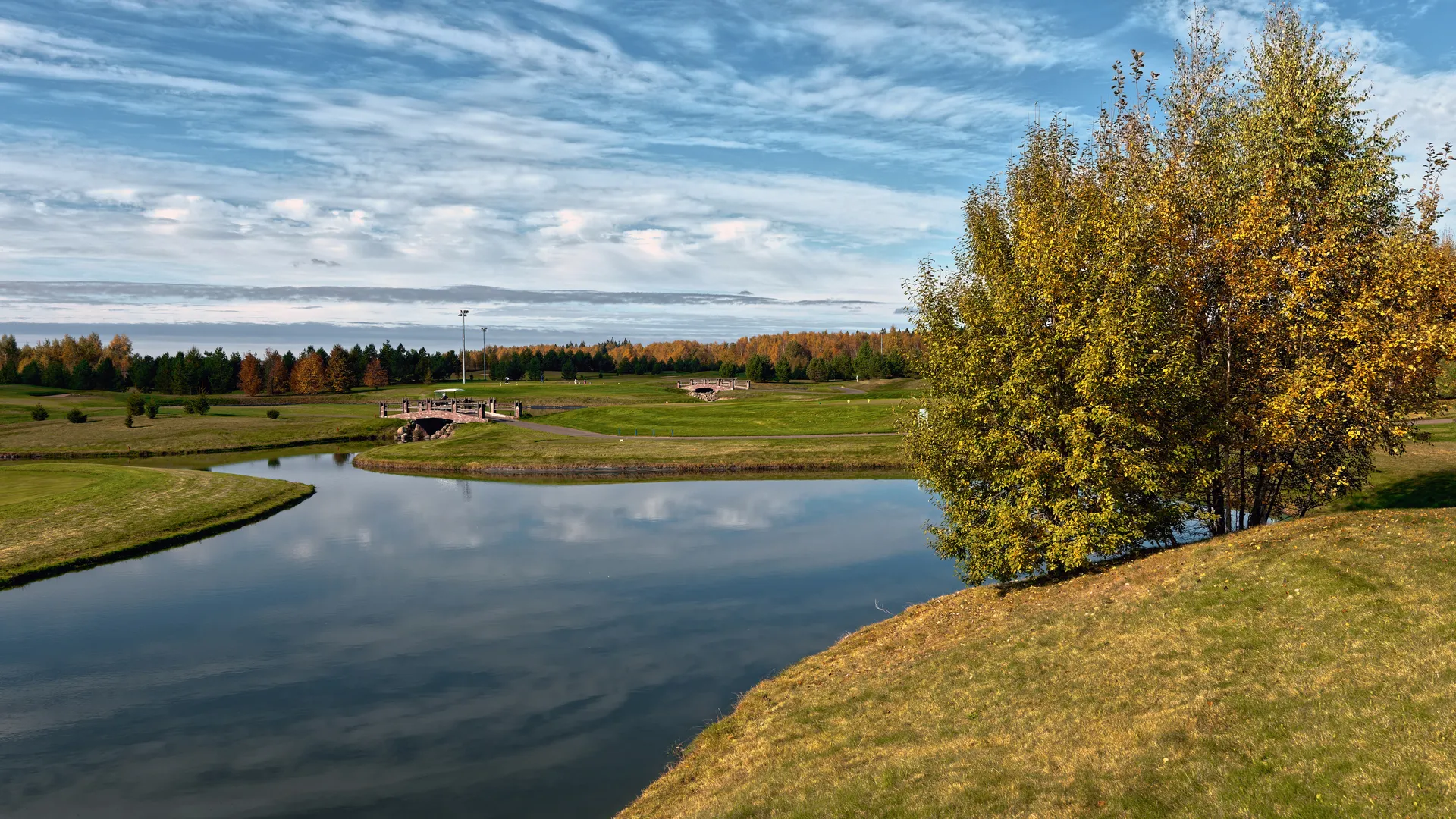 Гольф-поле клуба Dmitrov Golf Resort в Дмитровском округе