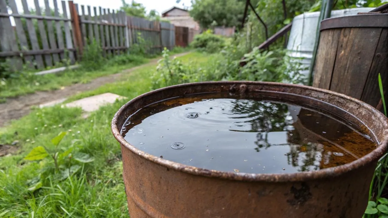 Бочка без тины: садовод раскрыл секрет чистой дождевой воды на все лето