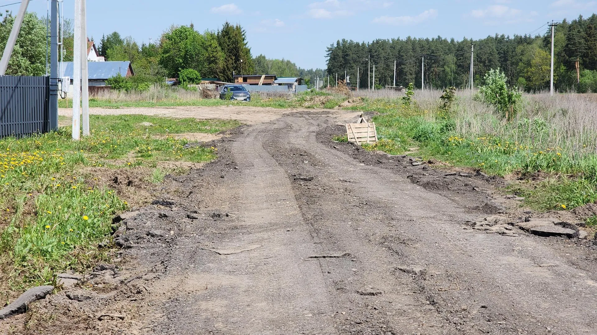 Дорога в деревне Якимово. Фото: Иван Петрушин&nbsp;
