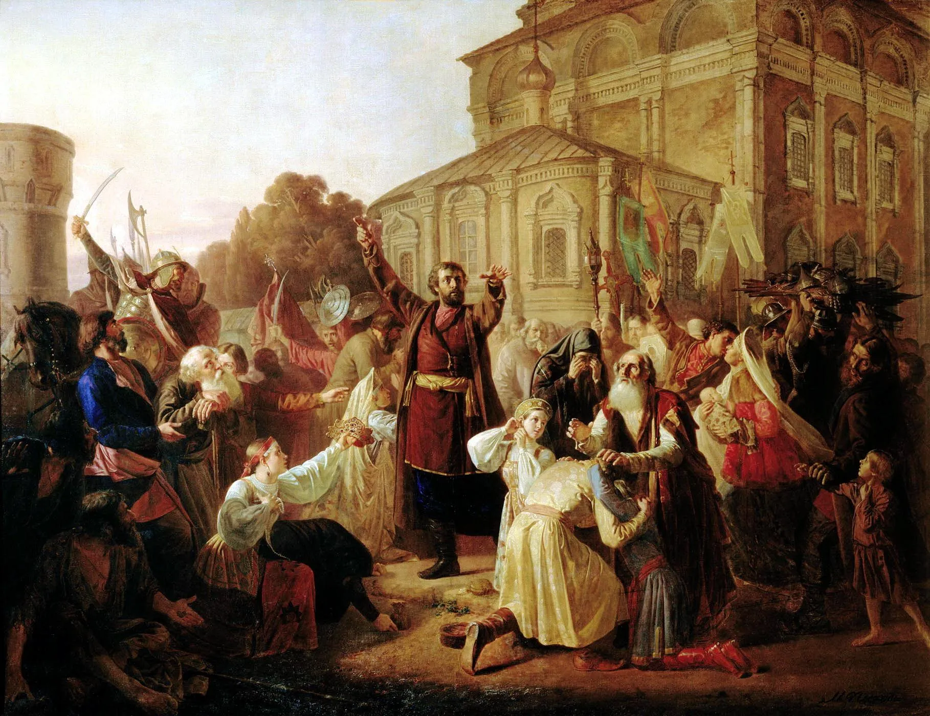 «Воззвание Минина к нижегородцам в 1611 году», Михаил Песков