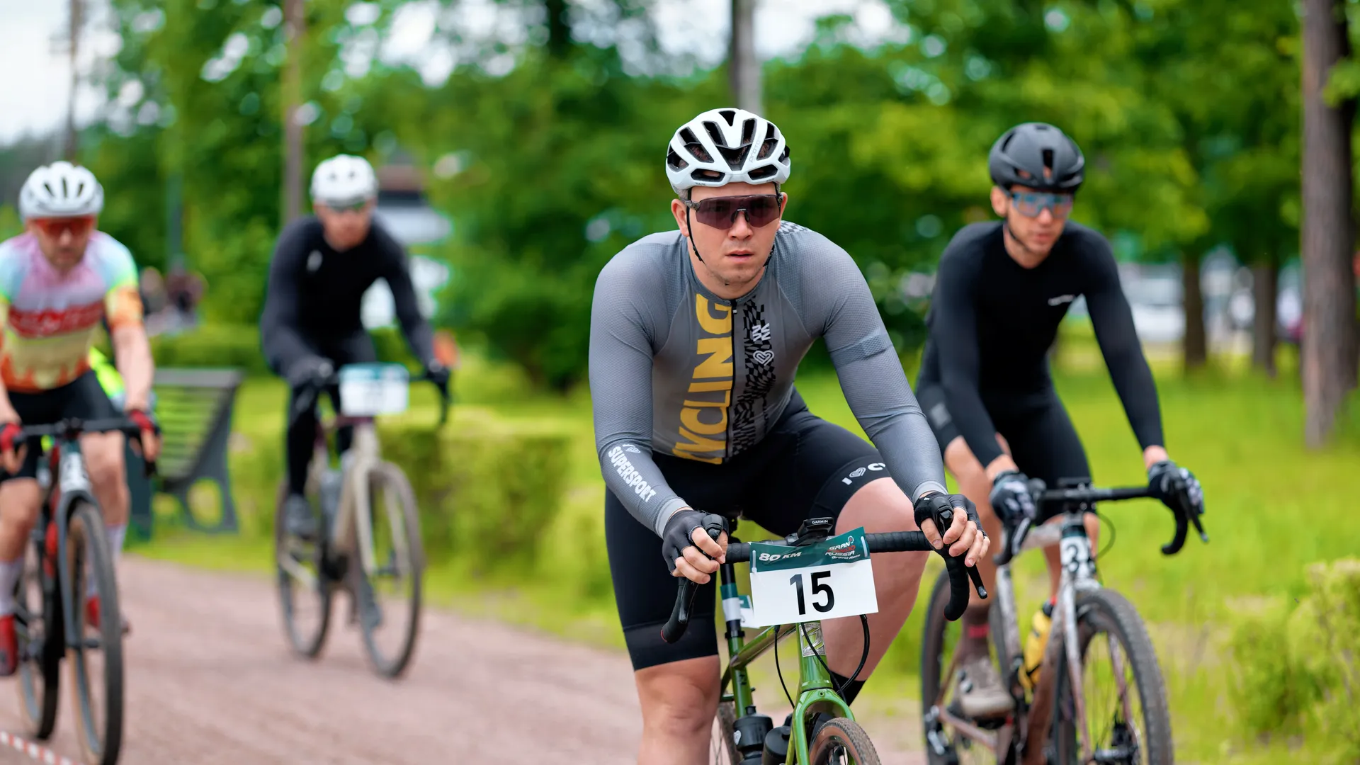 Первый велозаезд серии Gran Fondo Gravel Race в парке Малевича Одинцовского округа