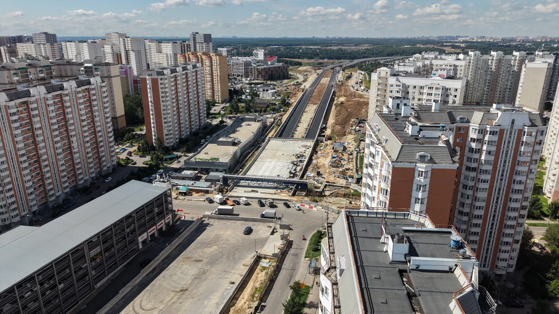 Открытие предпоследнего участка Южно-Лыткаринской автодороги