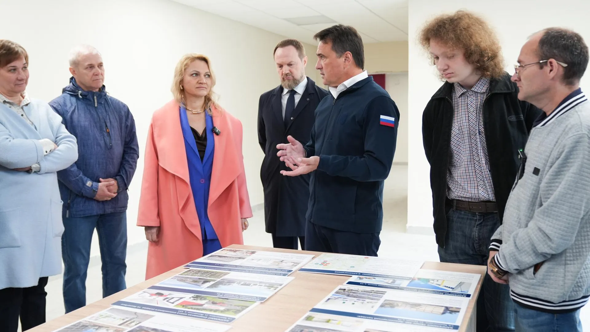 Губернатор Подмосковья проверил ход капремонта главного корпуса Красногорского колледжа