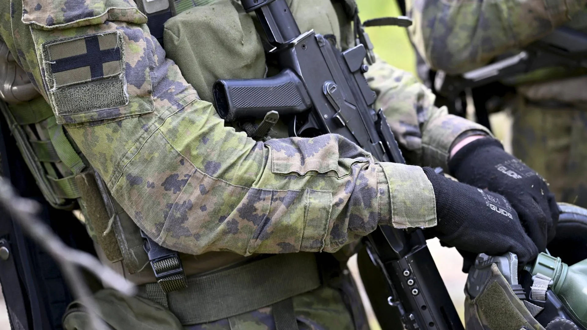 Finland soldier patch