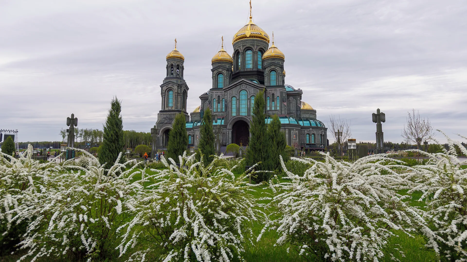 Главный храм ВС РФ в Центральном парке «Патриот» Одинцовского округа