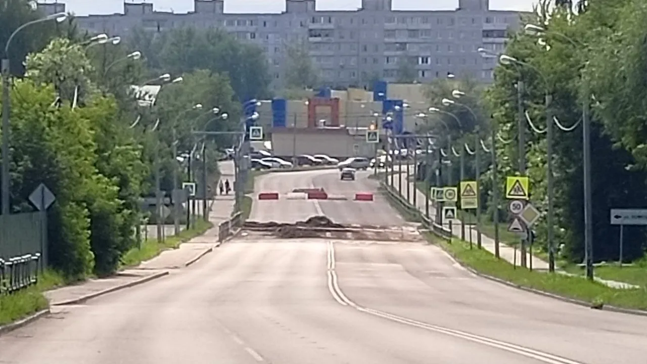 Дорогам, перекрытая из-за ремонта, стала камнем преткновения между жителями. Фото: REGIONS/Василий Тремасов