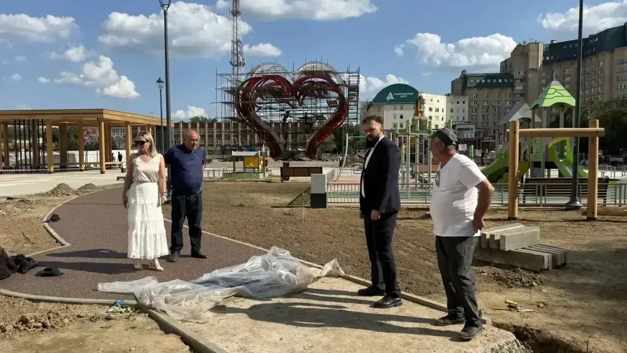 В Наро-Фоминске на Молодежной площади установили музыкальные арт-объекты