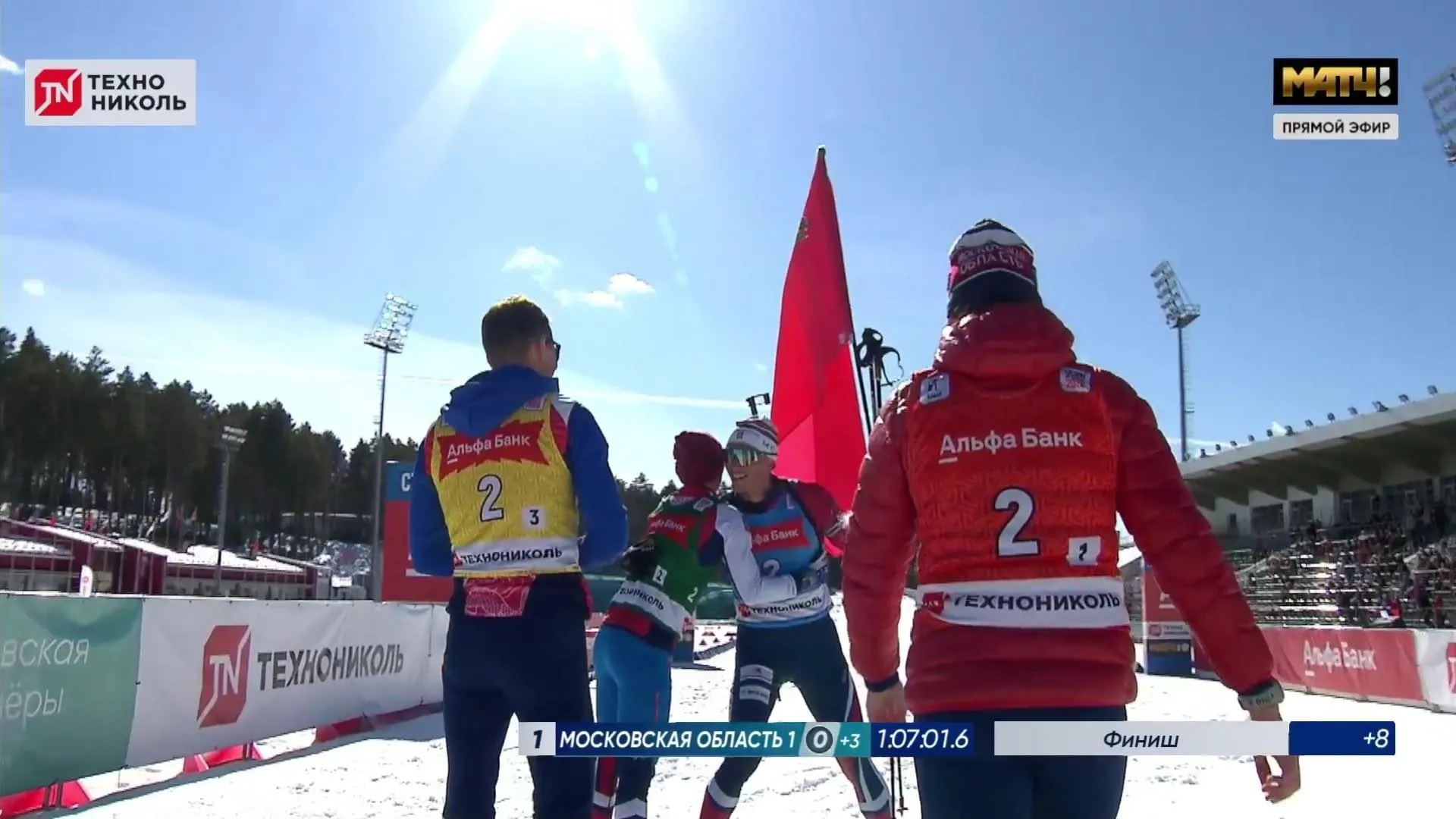 Подмосковная команда заняла первое место на чемпионате России по биатлону