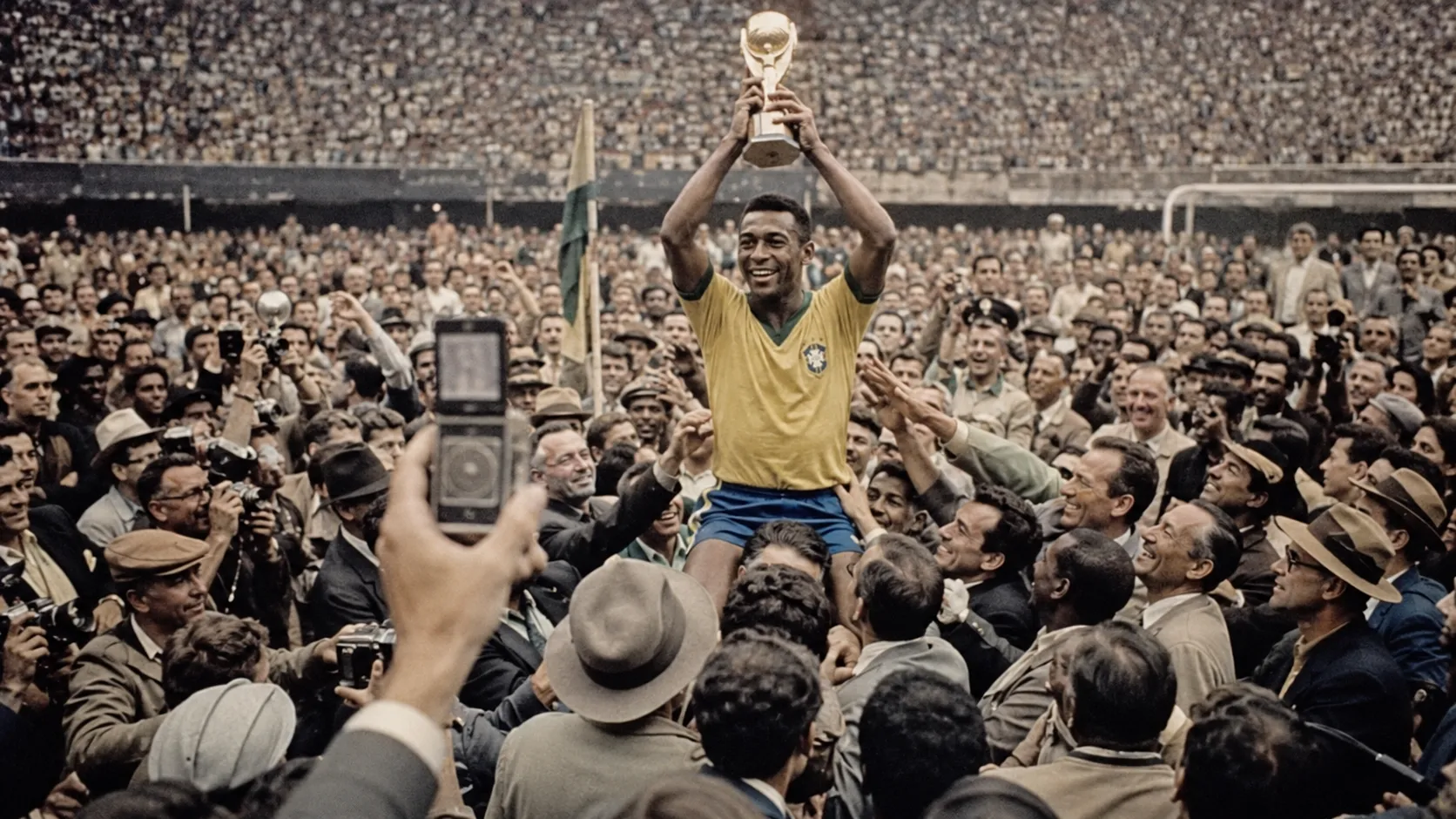 На старом фото чемпионата мира 1962 года нашли смартфон: что на самом деле оказалось в кадре