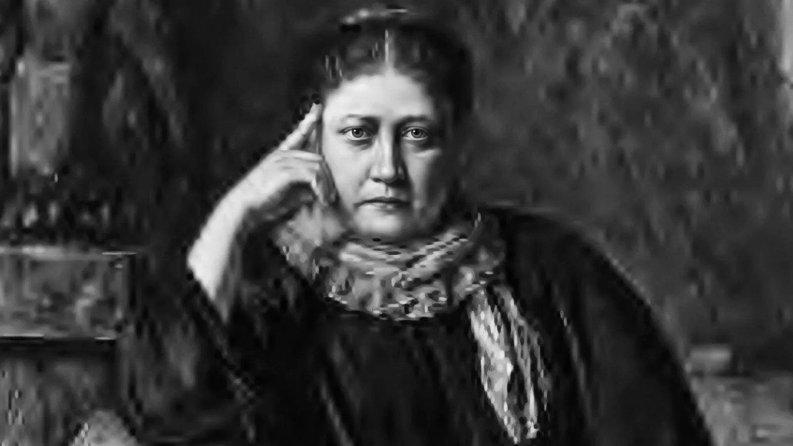 Портрет Елены Блаватской художника Германа Шмихена, Лондон, 1886 год