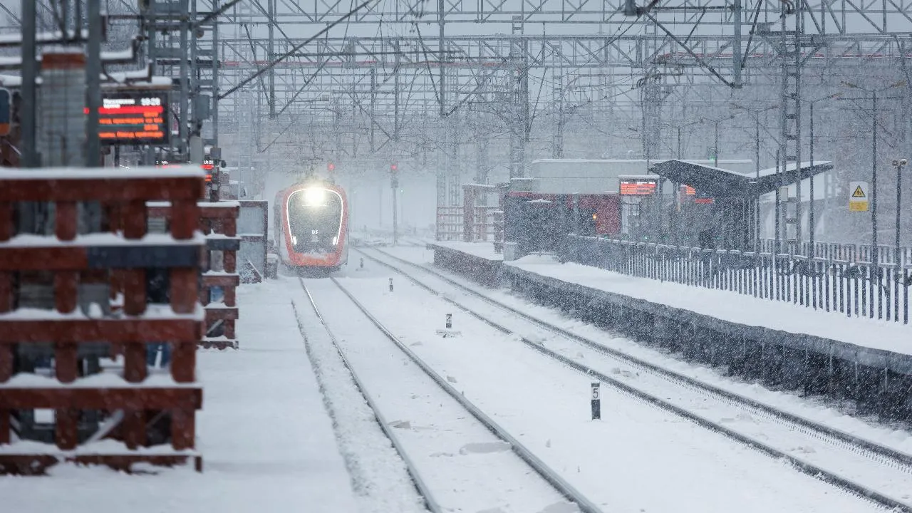 Московскую железную дорогу перевели на усиленный режим работы