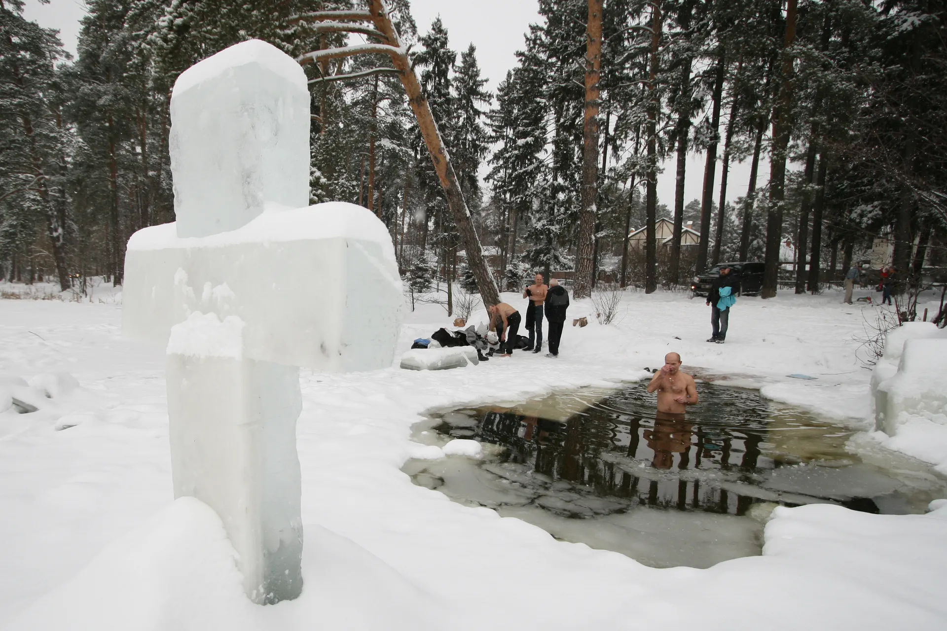Крещенские купания в Жуковском