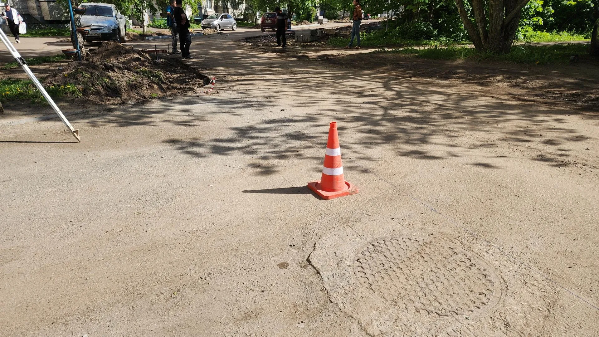Временное ограничение проезда в связи с ремонтными работами на Центральной, 19.&nbsp;Фото: Иван Петрушин