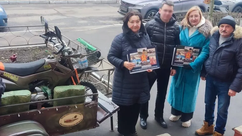 Валентина Панина, боец СВО Вэл, Оксана Широбокова, Валерий Сайгаков. Фото: личный архив Валерия Сайгакова