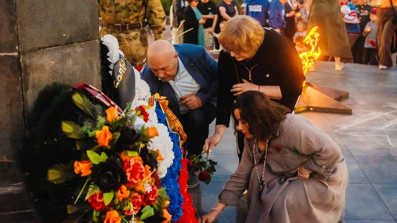 В Городском округе Пушкинский прошла акция «Свеча памяти» в честь 85-летия начала войны