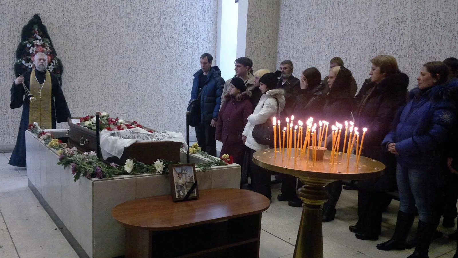 отпевание умершего православным священником в крематории, Санкт-Петербург. Aleksey Smyshlyaev