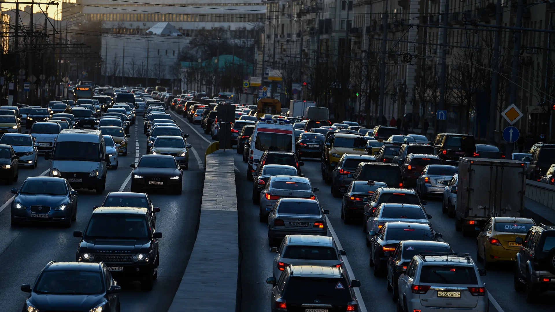 Вечерние пробки в Москве