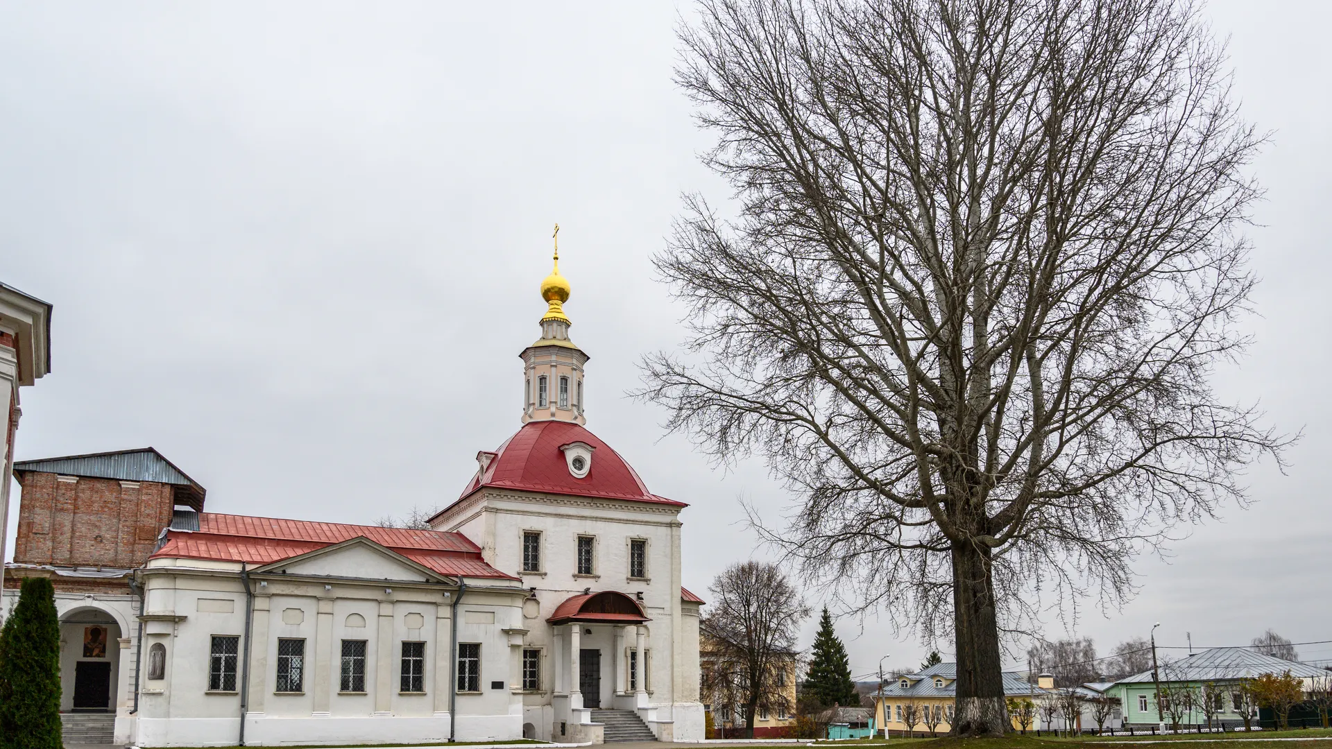 Осенние виды Коломны в Подмосковье
