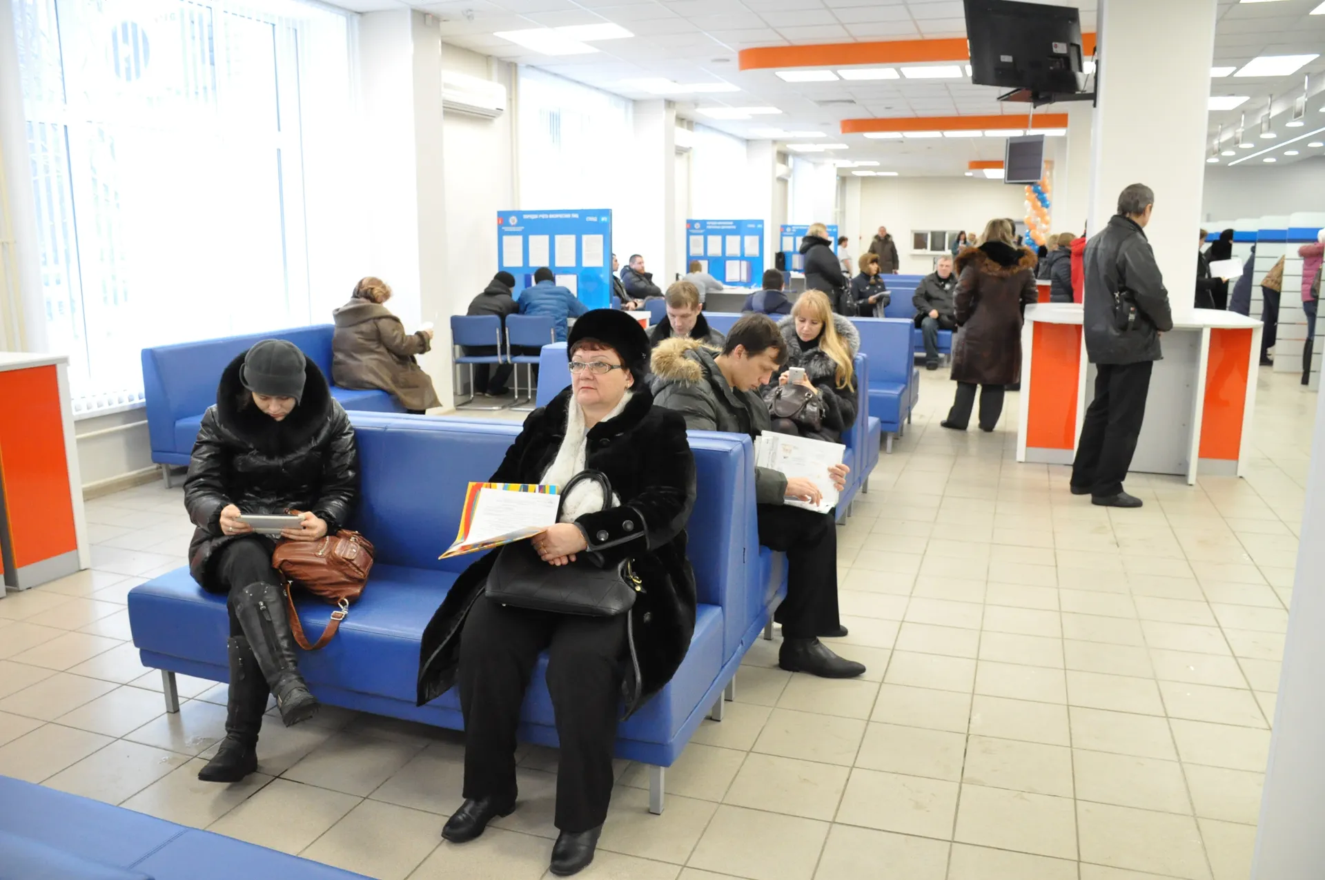 открытие операционного зала для налогоплательщиков в Подольске