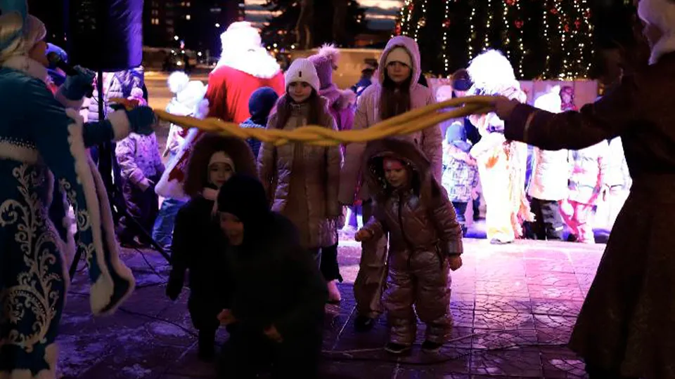 Конкурс для маленьких гостей на новогодней елке в Черноголовке.&nbsp;Фото: МУК КДЦ «Гамма»